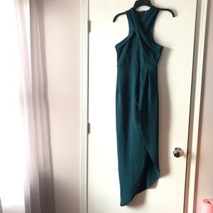 Emerald Green Crossover Top Dress